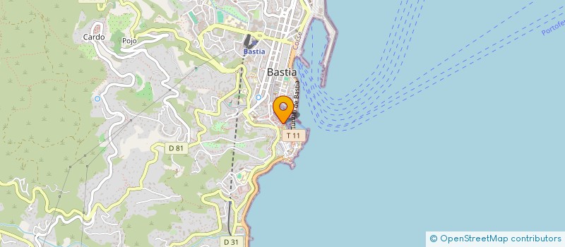localisation de l'entreprise SARL KALLISTE MARINE SERVICE  BASTIA