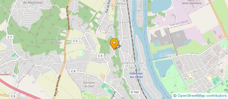 localisation de l'entreprise SARL KALMONDIE  VILLENNES-SUR-SEINE