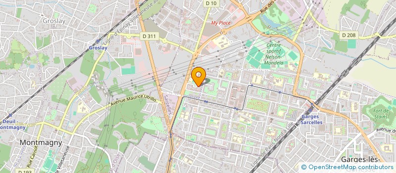 localisation de l'entreprise SARL KALVIN à SARCELLES