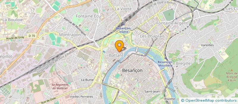 localisation de l'entreprise SARL KAMAK  BESANCON