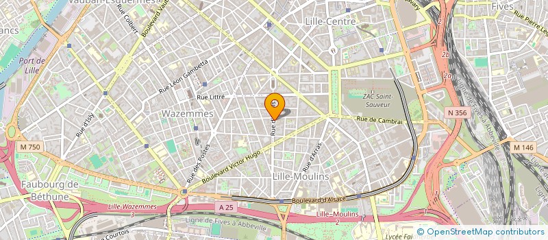 localisation de l'entreprise SARL KAMELEON à LILLE