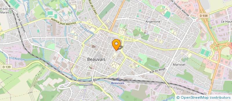 localisation de l'entreprise SARL KAN  BEAUVAIS