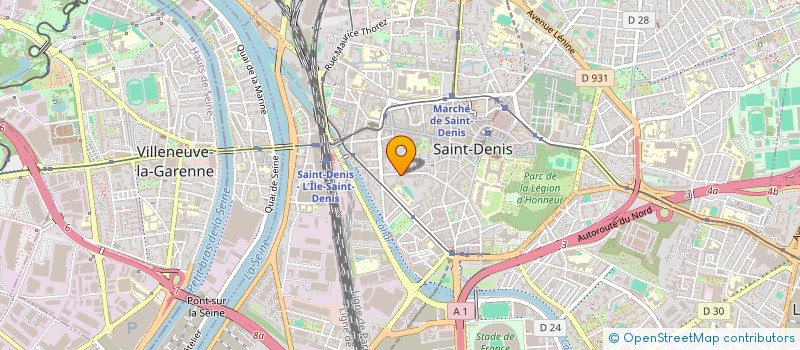 localisation de l'entreprise SARL KANDE à SAINT-DENIS