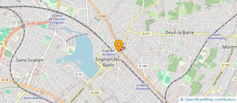 localisation de l'entreprise SARL KANEL à ENGHIEN-LES-BAINS