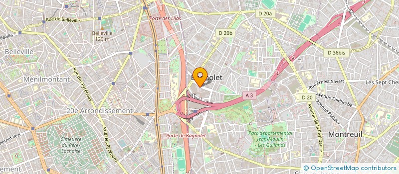 localisation de l'entreprise SARL KANGALISA à BAGNOLET