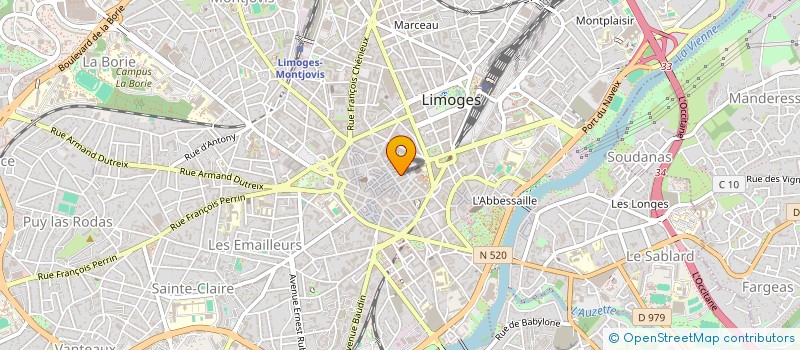 localisation de l'entreprise SARL KANGOUROU à LIMOGES