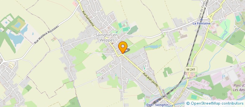 localisation de l'entreprise SARL KANNELLE INSTITUT  SAINGHIN-EN-WEPPES