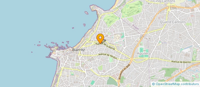 localisation de l'entreprise SARL KARAIBE à BIARRITZ