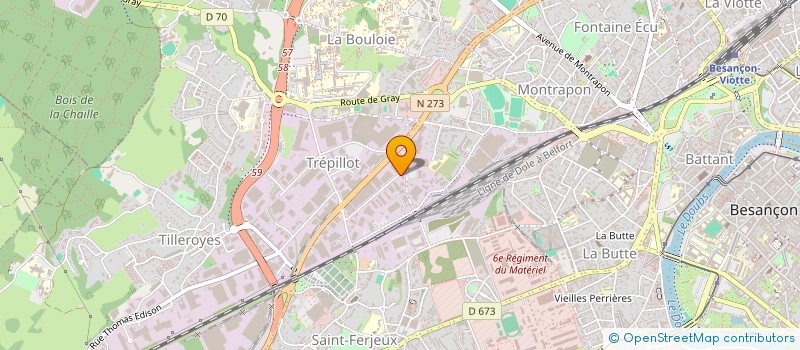 localisation de l'entreprise SARL KARAK ZORN à BESANCON