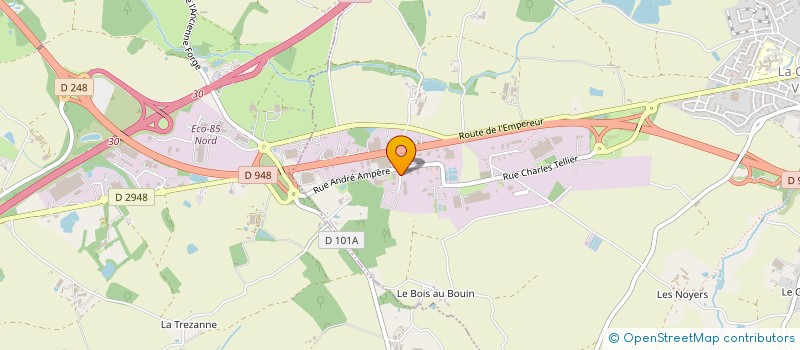 localisation de l'entreprise SARL KARO à LA CHAIZE-LE-VICOMTE