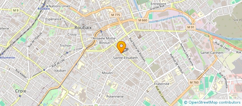 localisation de l'entreprise SARL KARTEL BURGER  ROUBAIX