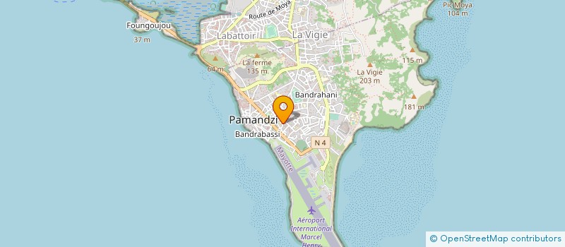 localisation de l'entreprise SARL KAS AUTOMOBILES MAYOTTE à PAMANDZI
