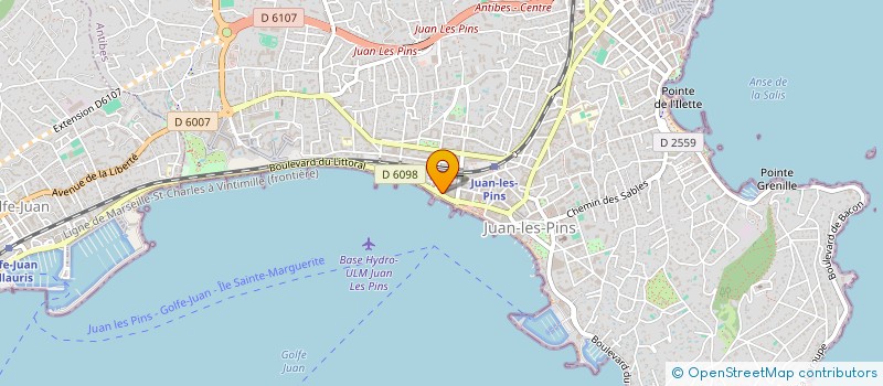 localisation de l'entreprise SARL KASAM à ANTIBES