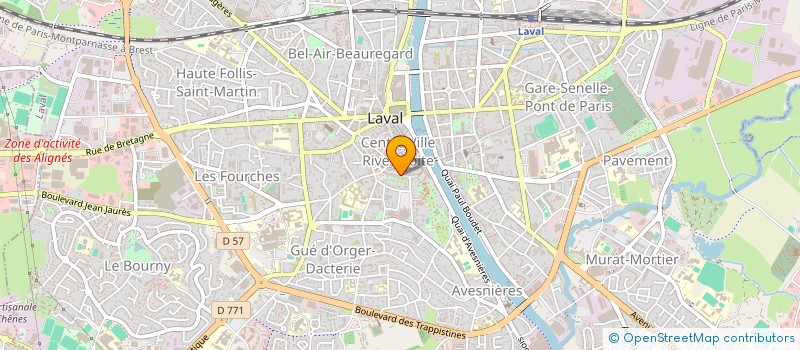 localisation de l'entreprise SARL KATARSCHENKO à LAVAL