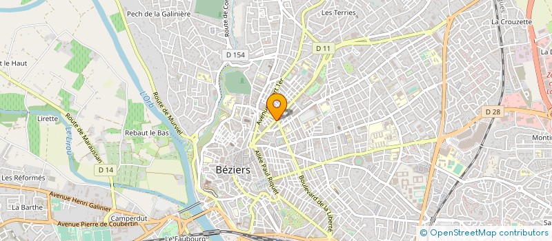 localisation de l'entreprise SARL KAYANE à BEZIERS