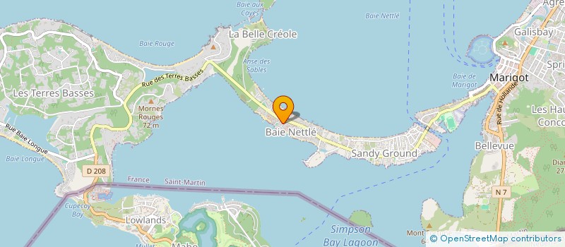 localisation de l'entreprise SARL KAYOLLA  SAINT MARTIN