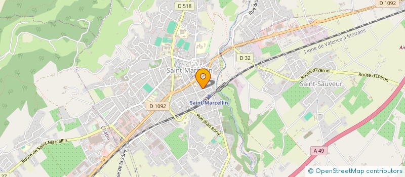 localisation de l'entreprise SARL KB EPICERIE à SAINT-MARCELLIN
