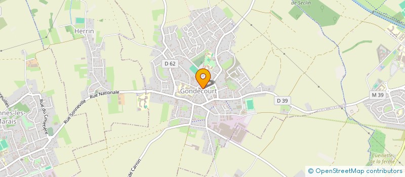 localisation de l'entreprise SARL KBS  GONDECOURT