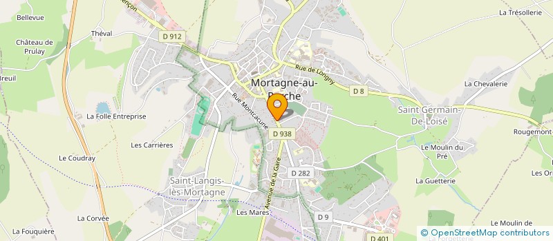 localisation de l'entreprise SARL KC PEINTURES NORMANDES à MORTAGNE-AU-PERCHE
