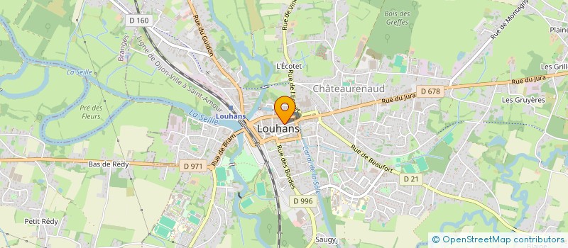localisation de l'entreprise SARL KCP à LOUHANS