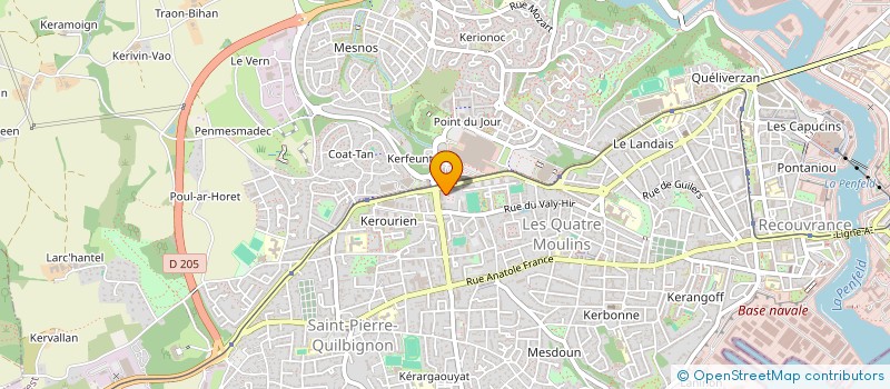 localisation de l'entreprise SARL KEINVOR à BREST