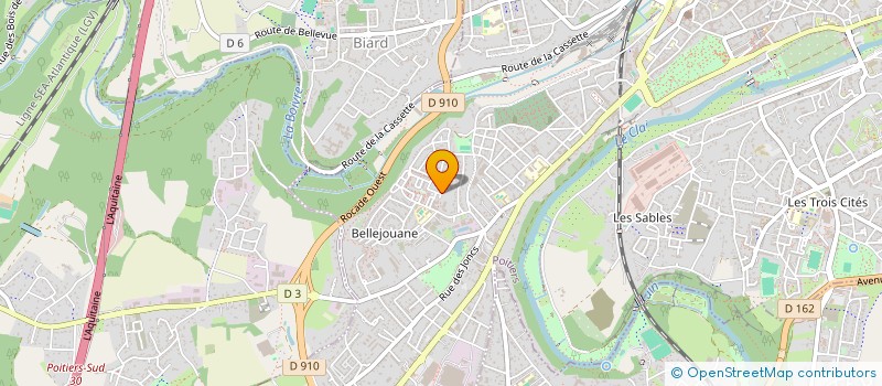localisation de l'entreprise SARL KEKELI à POITIERS