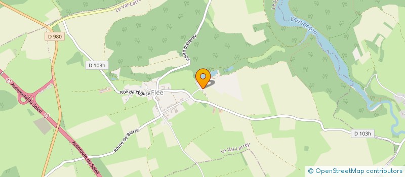 localisation de l'entreprise SARL KELATI ANISS  LE VAL-LARREY