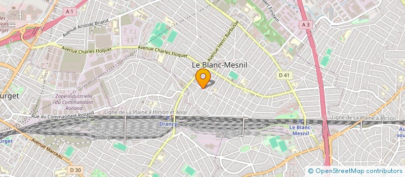 localisation de l'entreprise SARL KELLY à LE BLANC-MESNIL