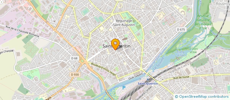 localisation de l'entreprise SARL KELLY DECOR à SAINT-QUENTIN