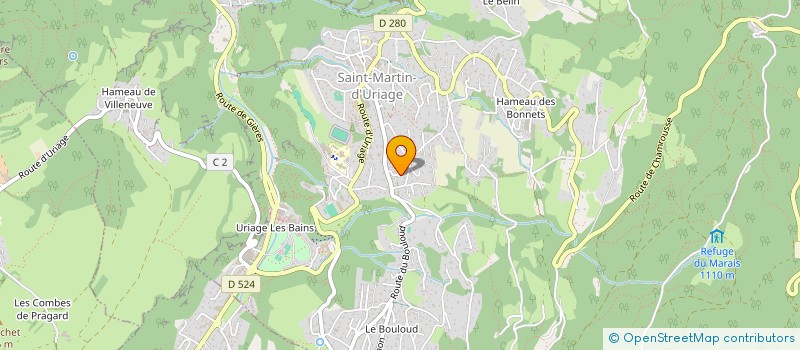 localisation de l'entreprise SARL KEMS  SAINT-MARTIN-D'URIAGE