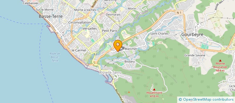 localisation de l'entreprise SARL KENCHUCKY TI'PRIX BLANCHET à GOURBEYRE