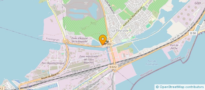 localisation de l'entreprise SARL KENTAG à FRONTIGNAN