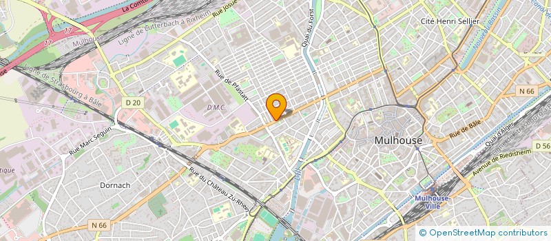 localisation de l'entreprise SARL KENZA.G  MULHOUSE