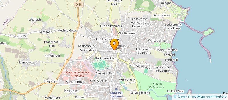 localisation de l'entreprise SARL KER@GWENN à SAINT-POL-DE-LEON