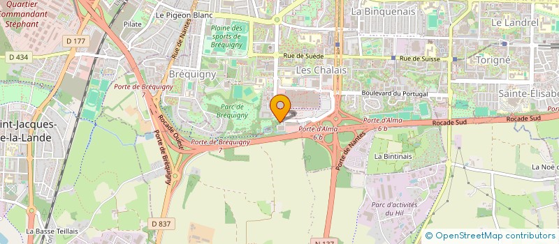 localisation de l'entreprise SARL KERCITY  RENNES