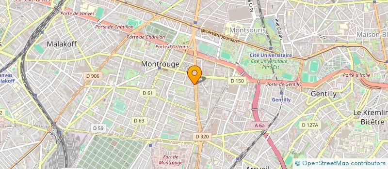 localisation de l'entreprise SARL KERKYRA  MONTROUGE