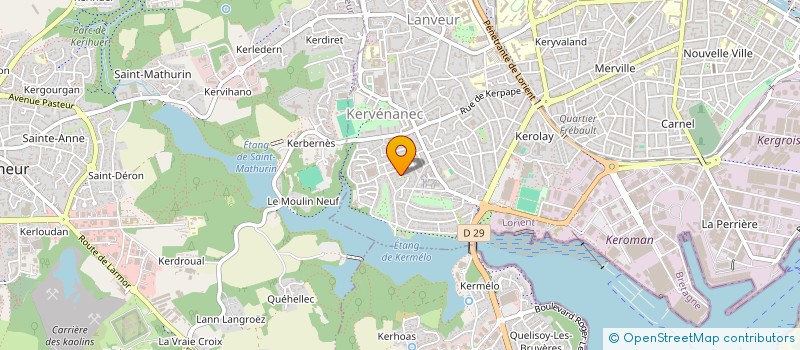 localisation de l'entreprise SARL KERLAN ROBERT  LORIENT