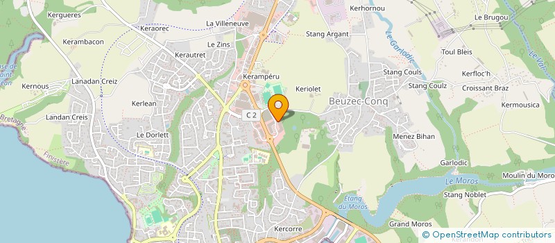 localisation de l'entreprise SARL KERNEO à CONCARNEAU