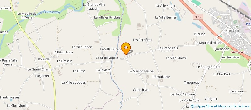 localisation de l'entreprise SARL KERPOL  PLESTAN