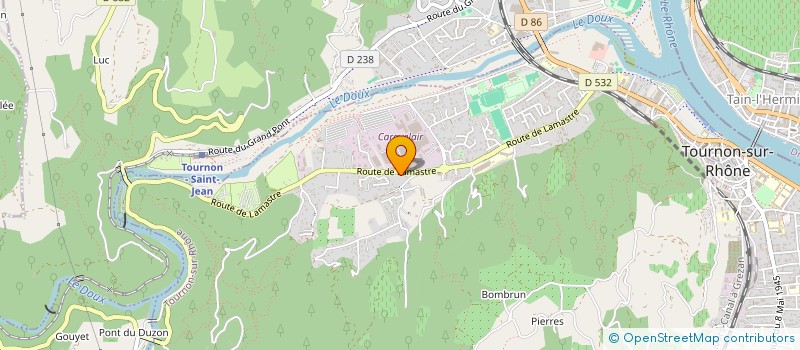 localisation de l'entreprise SARL KERSCHEN CECILLON à TOURNON-SUR-RHONE