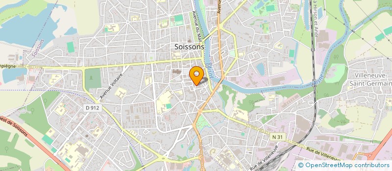 localisation de l'entreprise SARL KERVAN à SOISSONS