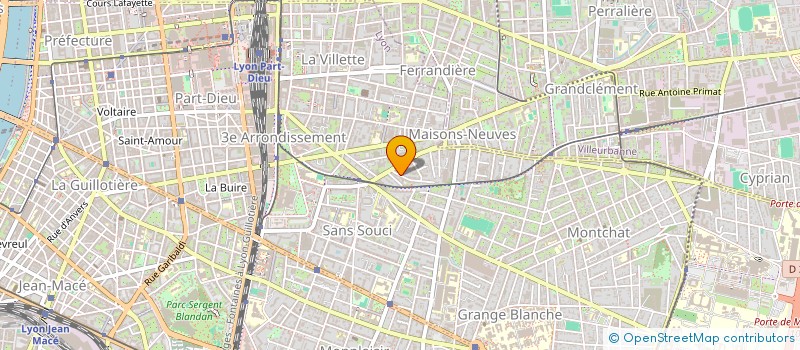 localisation de l'entreprise SARL KERYAN COUTURE  LYON