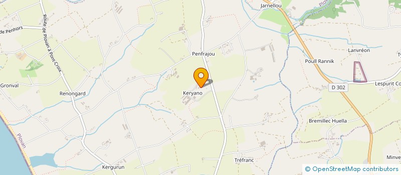 localisation de l'entreprise SARL KERYANO ENERGIE  PLOVAN