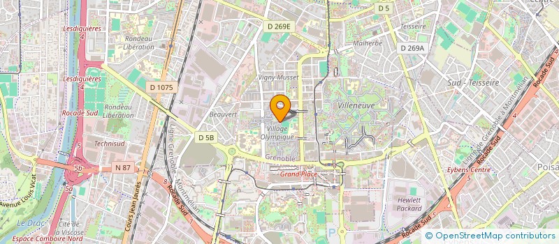 localisation de l'entreprise SARL KESKIN  GRENOBLE