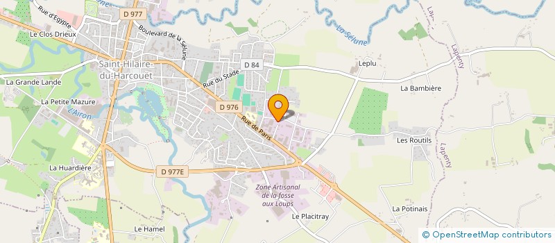 localisation de l'entreprise SARL KEVALTOM  SAINT-HILAIRE-DU-HARCOUET