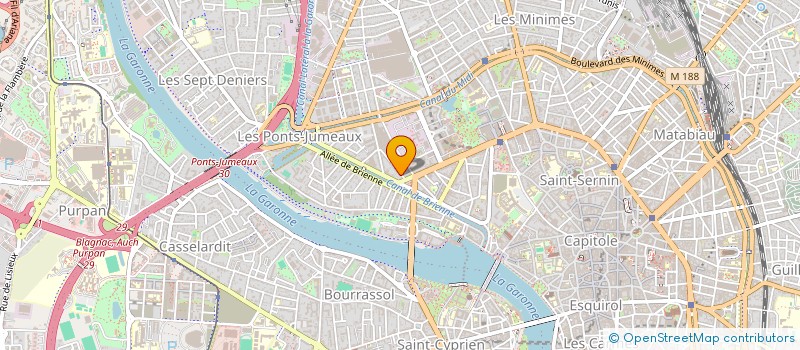 localisation de l'entreprise SARL KF GESTION  TOULOUSE