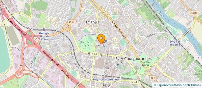 localisation de l'entreprise SARL KH MULTI-SERVICES à EVRY-COURCOURONNES