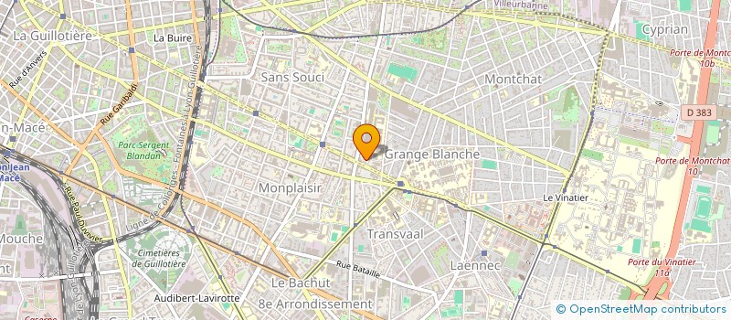 localisation de l'entreprise SARL KH SERVICES  LYON