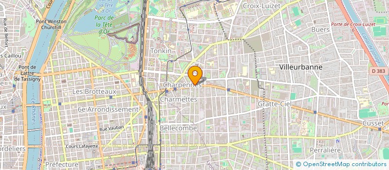 localisation de l'entreprise SARL KHATIB  VILLEURBANNE