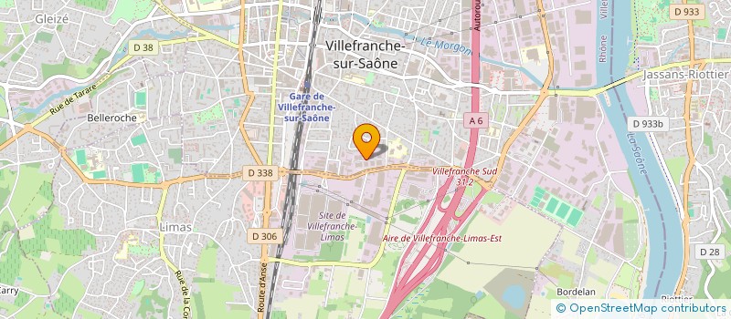 localisation de l'entreprise SARL KHOBZY  VILLEFRANCHE-SUR-SAONE